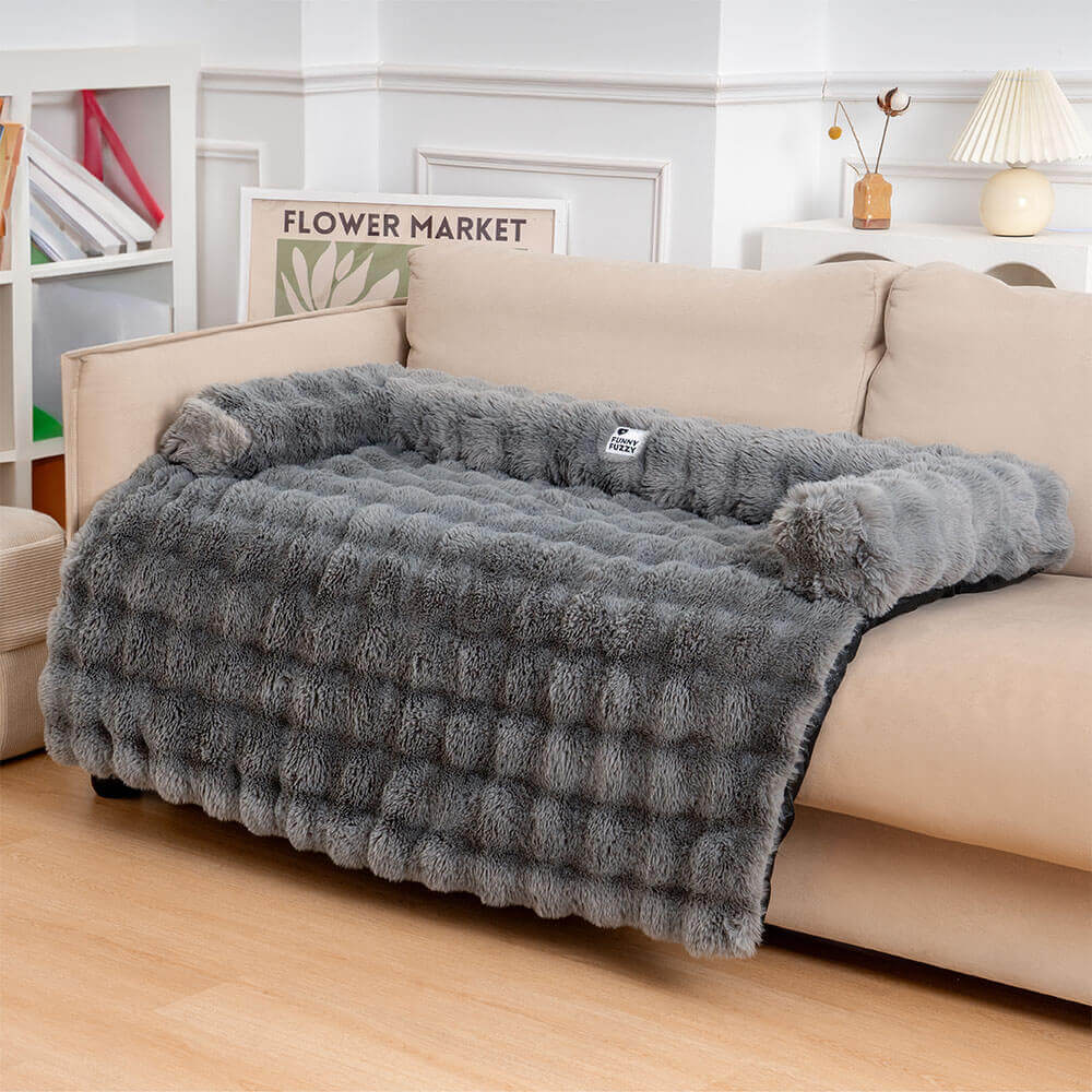 Hundesofa Beskyttelsestæppe – Deluxe Plys Seng