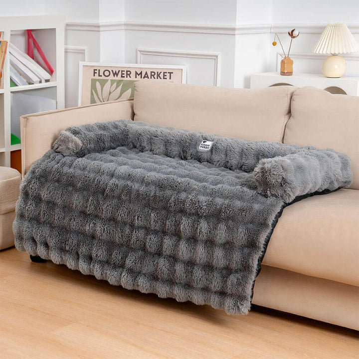 Hundesofa Beskyttelsestæppe – Deluxe Plys Seng