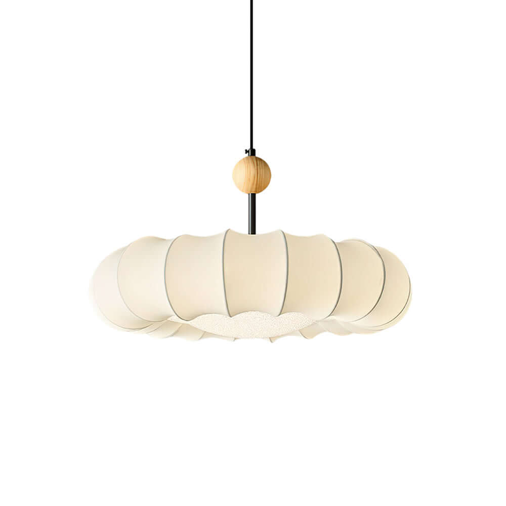 Elegant Pendellampe med Stofskærm 50cm