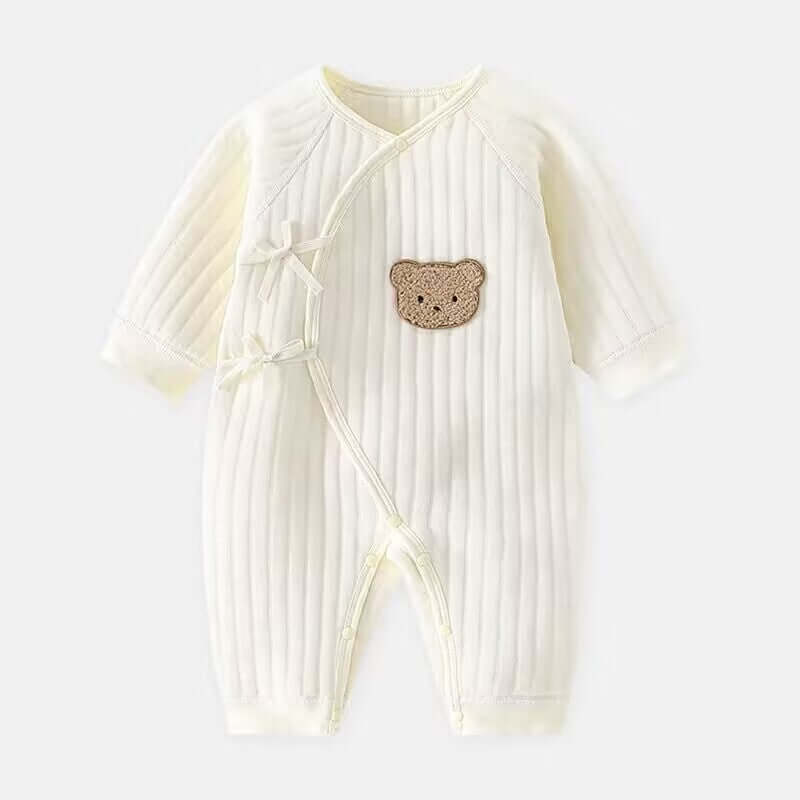 Baby Bamseheldragt i Blød Bomuld - Forår & Efterår