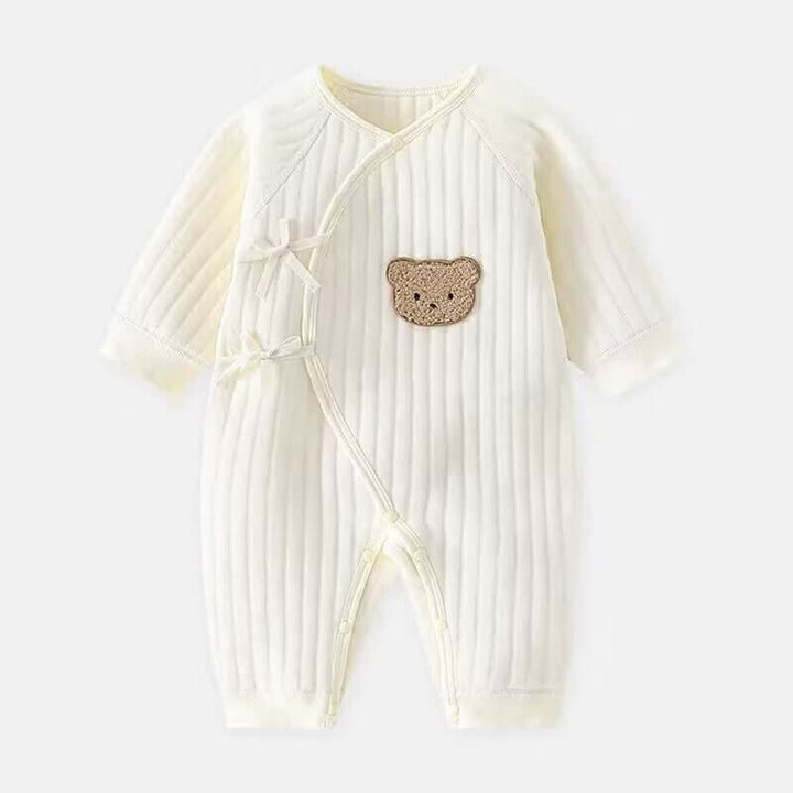 Baby Bamseheldragt i Blød Bomuld - Forår & Efterår