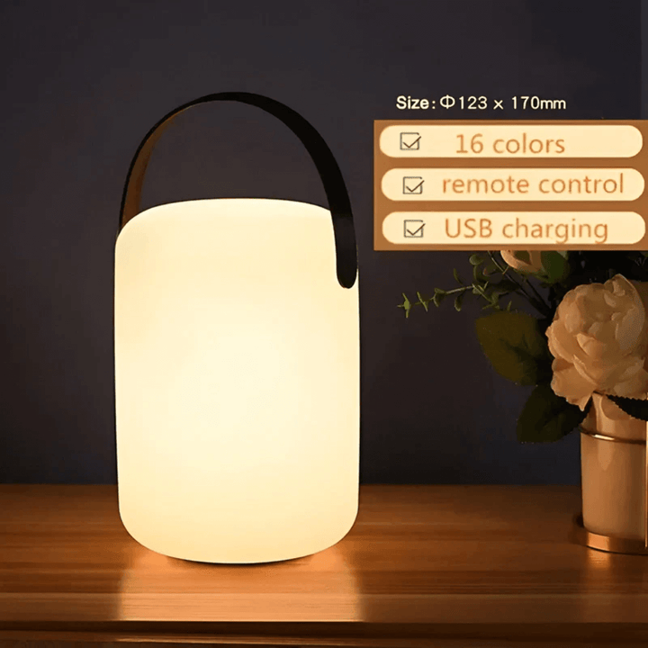 Trådløs LED Bordlampe Vandtæt til Indendørs & Udendørs