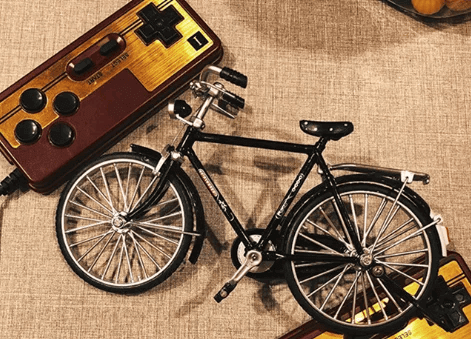 DIY Retro Cykelmodel Sæt - Nostalgisk Dekorationsgenstand