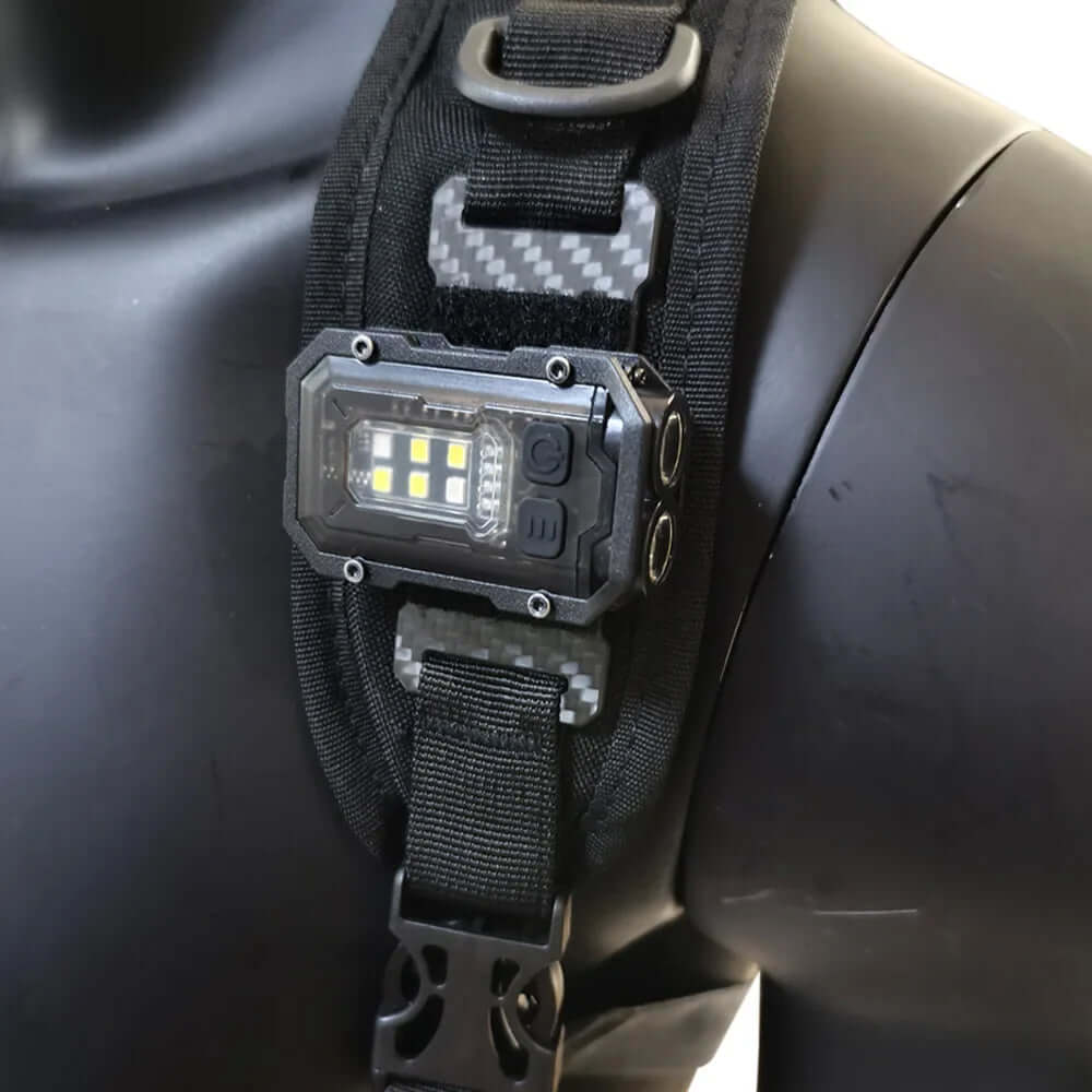 Kompakt Genopladelig Taktisk LED Lommelygte
