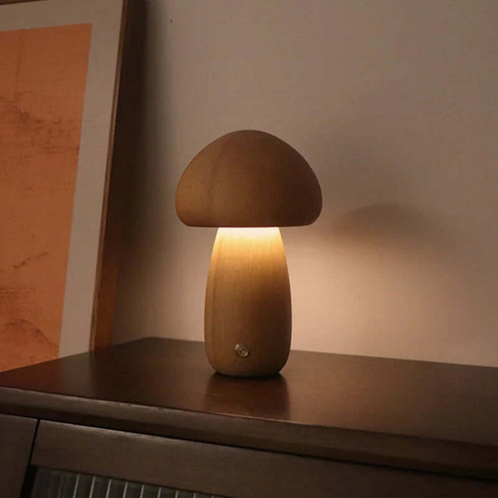 Træ Svampe LED Natlampe - Hyggelig Belysning til Børn