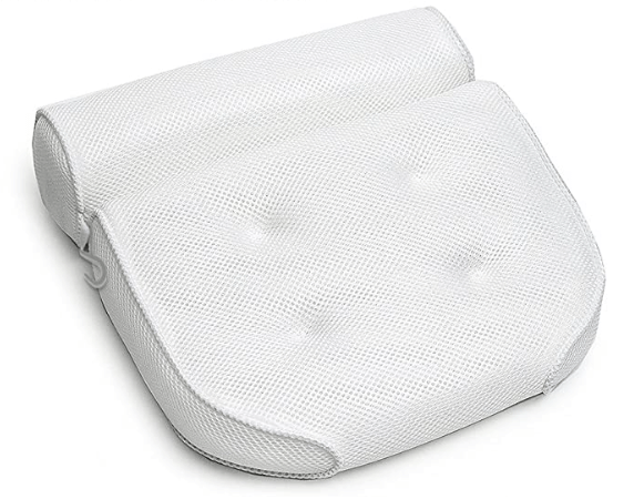 Ergonomisk badekudepude med sugekopper