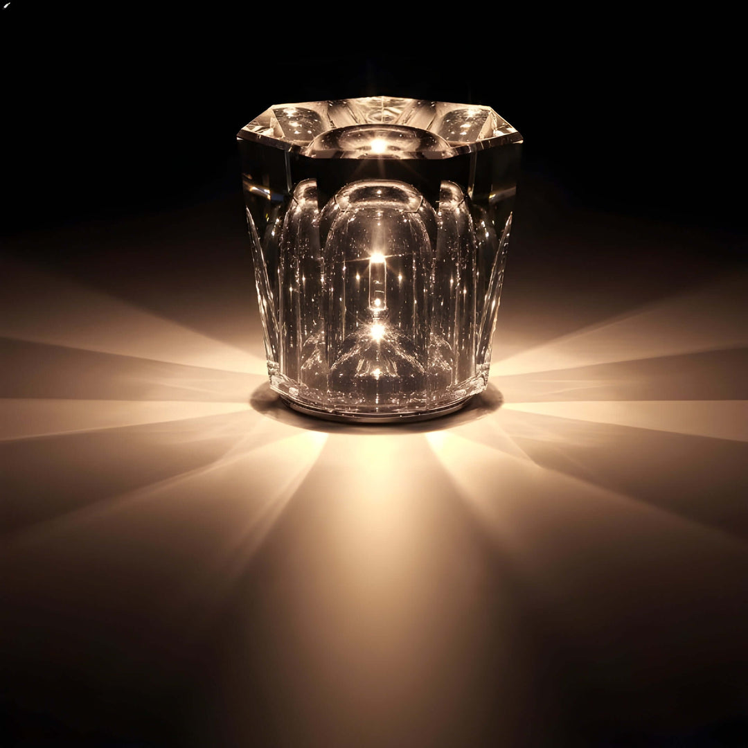 Elegant LED Krystal Diamant Bordlampe