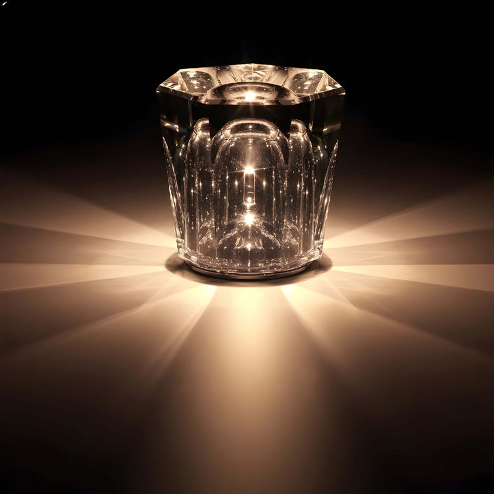 Elegant LED Krystal Diamant Bordlampe