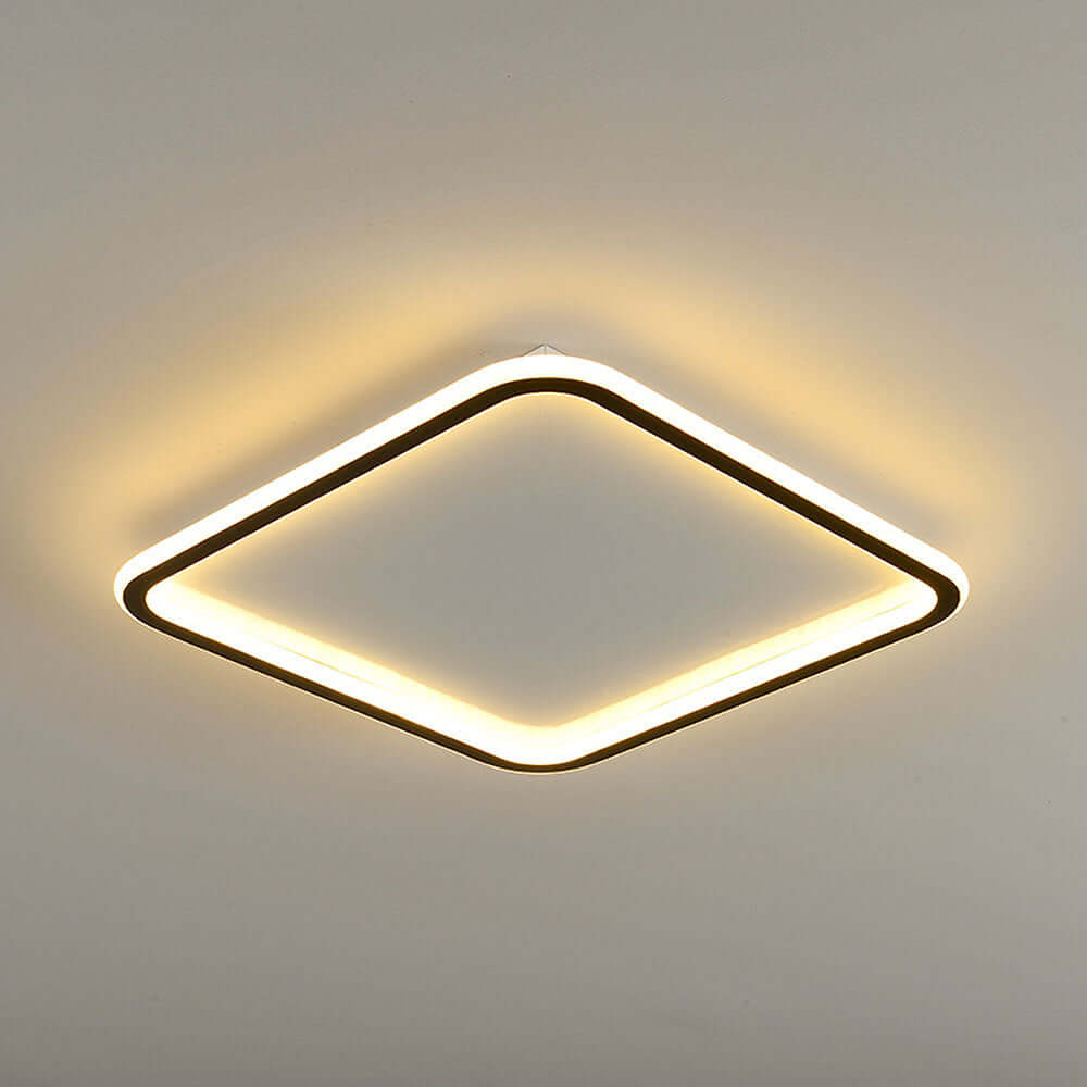 Firkantet LED Loftslampe til Moderne Hjem
