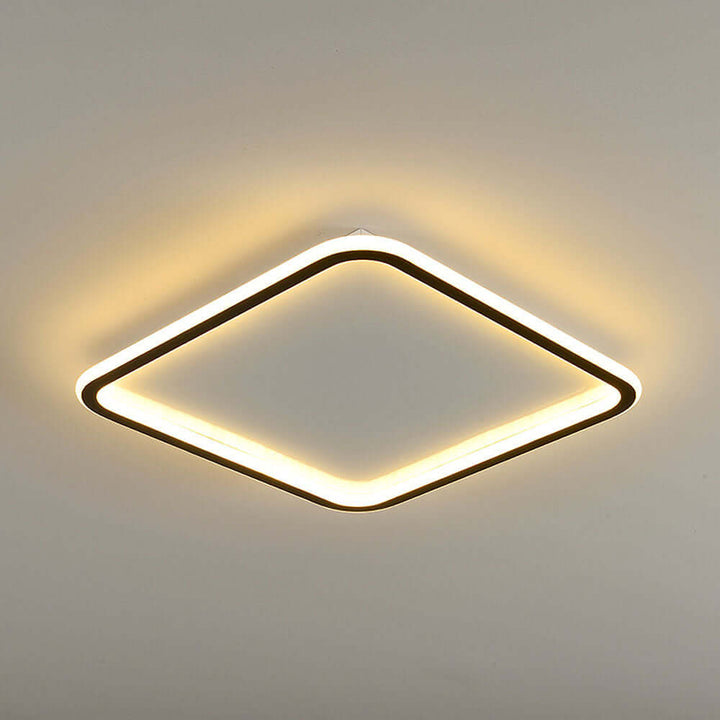 Firkantet LED Loftslampe til Moderne Hjem