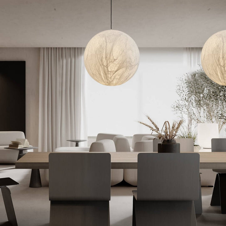 Månesilk Pendellampe - Dansk Moderne Design