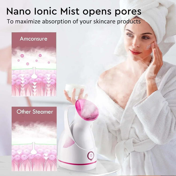 Ansigtsdamper med Nano-Ion Teknologi