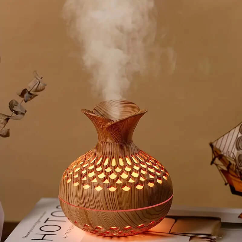 Blomsterdesign Aroma-diffuser til aromaterapi