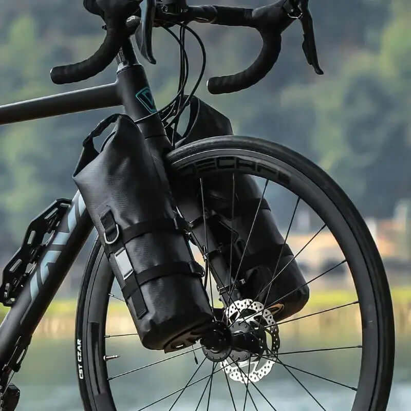 Vandtætte cykeltasker til forhjul