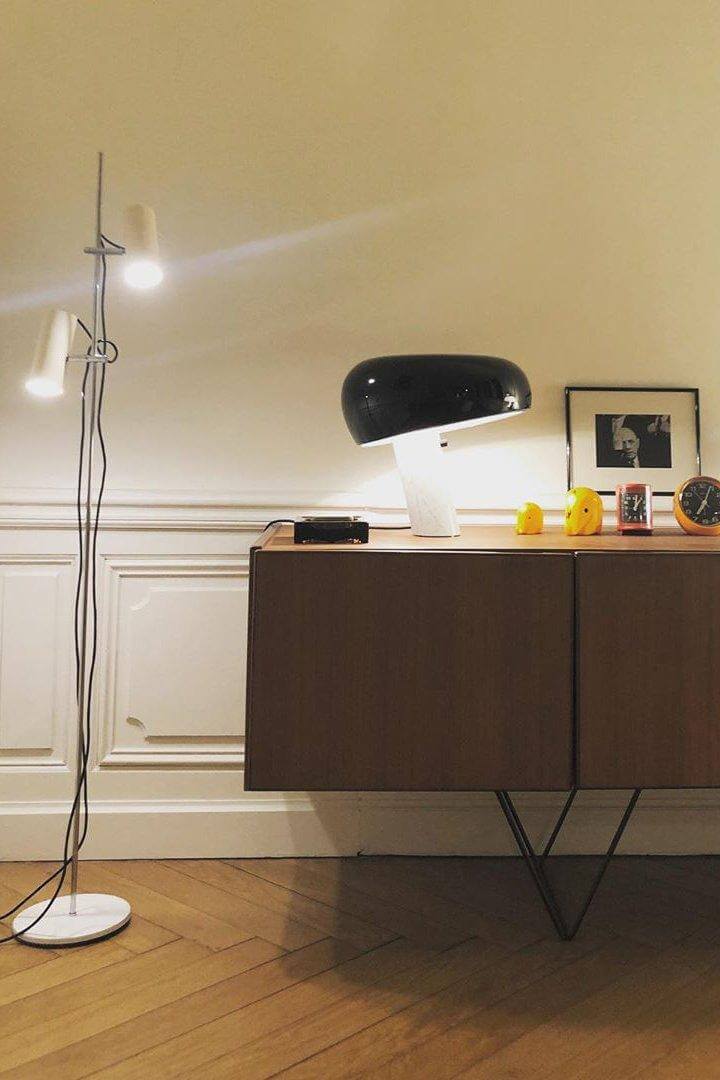 Designer Bordlampe i Marmor