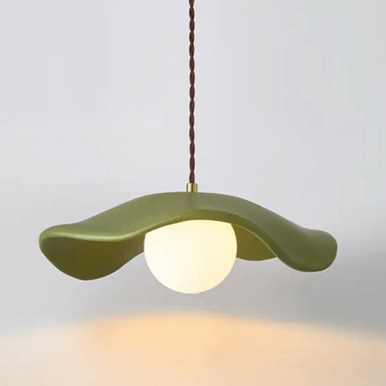 Detaljer om lampens ophæng og design