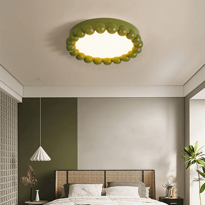 Moderne loftslampe i harpiks og akryl