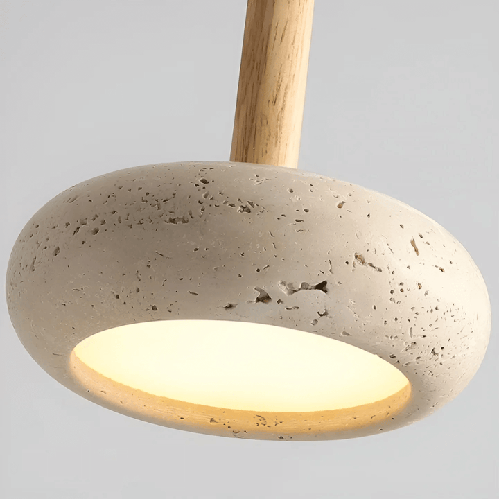 LED Loft Pendel Retro Trælook Design Lampe