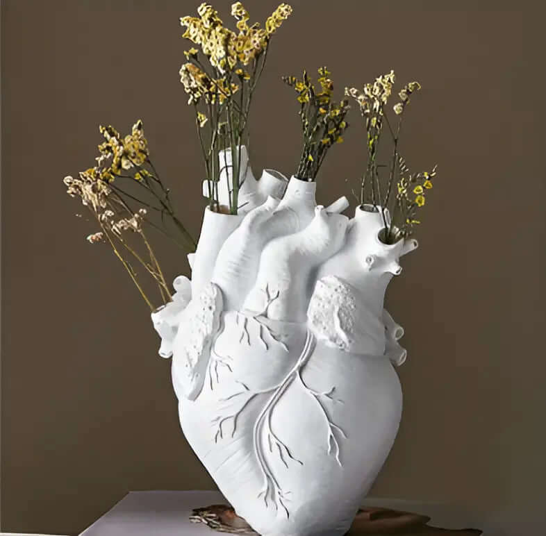 Hjerteformet dekorativ vase Elena