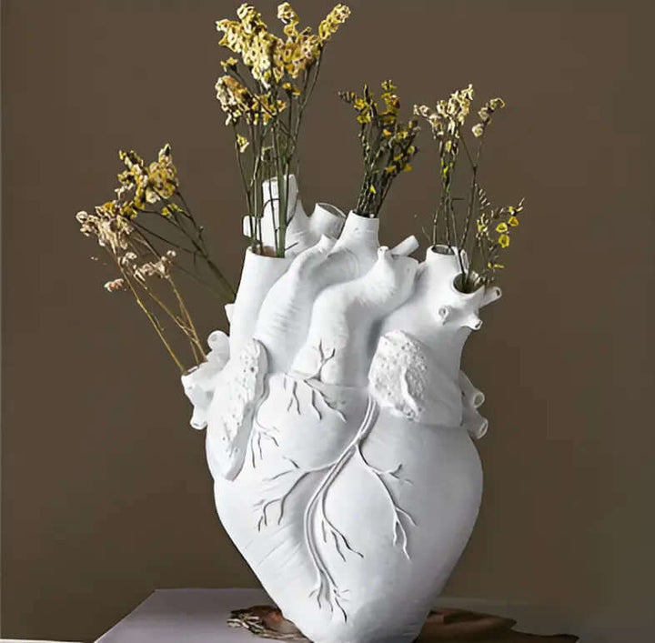 Hjerteformet dekorativ vase Elena