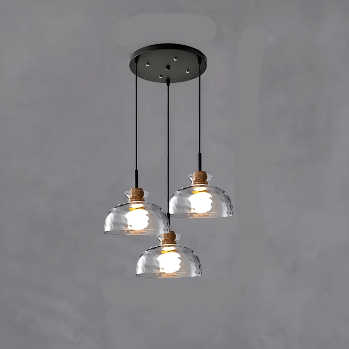 Moderne Glas Lysekrone med 1/3 Hoveder