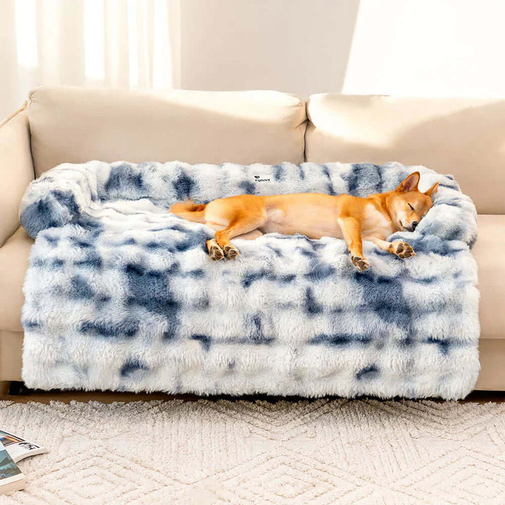 Hundesofa Beskyttelsestæppe – Deluxe Plys Seng
