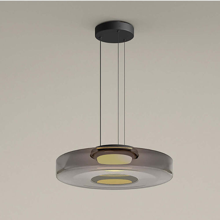 Elegant Bauhaus Glas Pendel Lampe