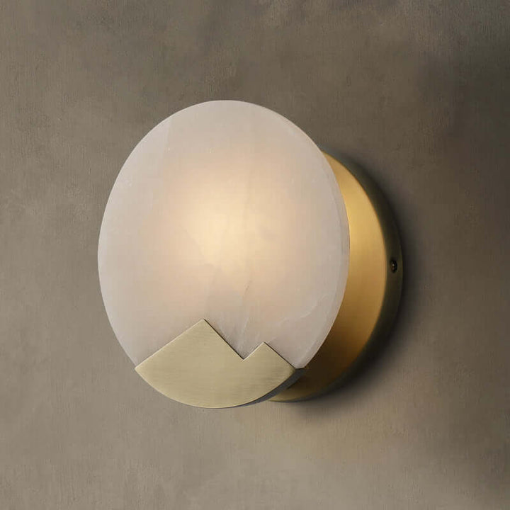 Minimalistisk marmor væglampe