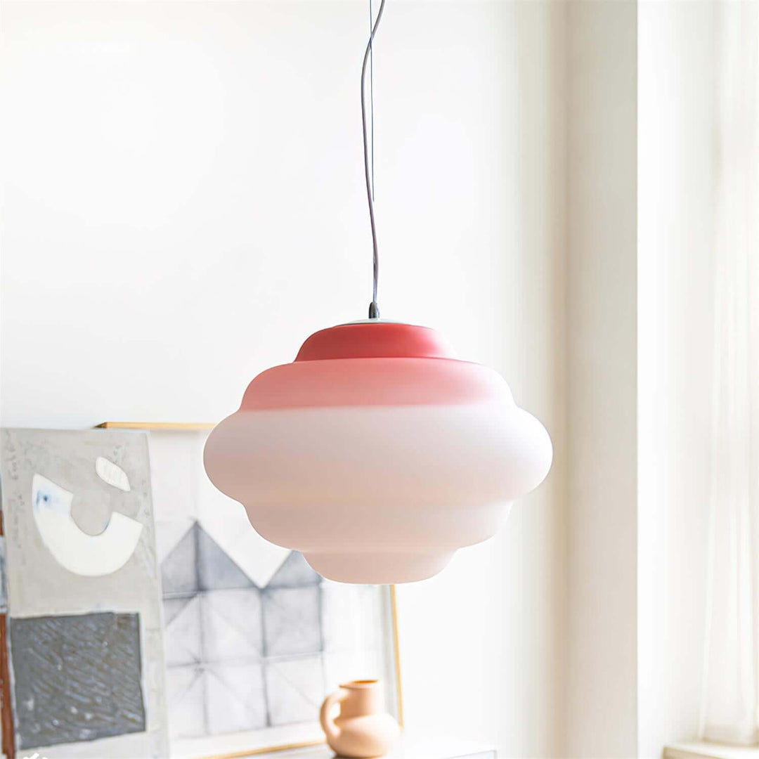 Gradient Sky Cloud Pendel Lampe