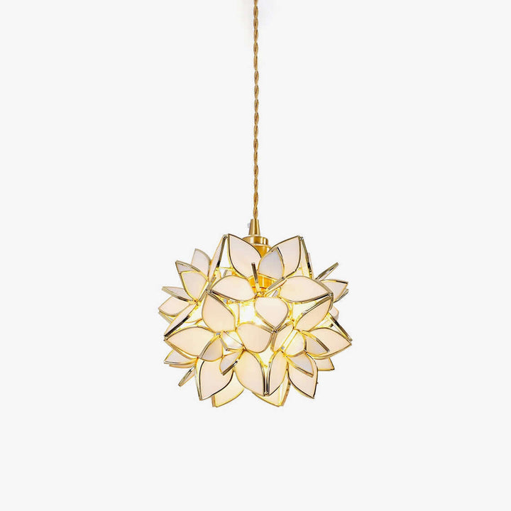 Håndlavet Kapiz Skal Loftslampe