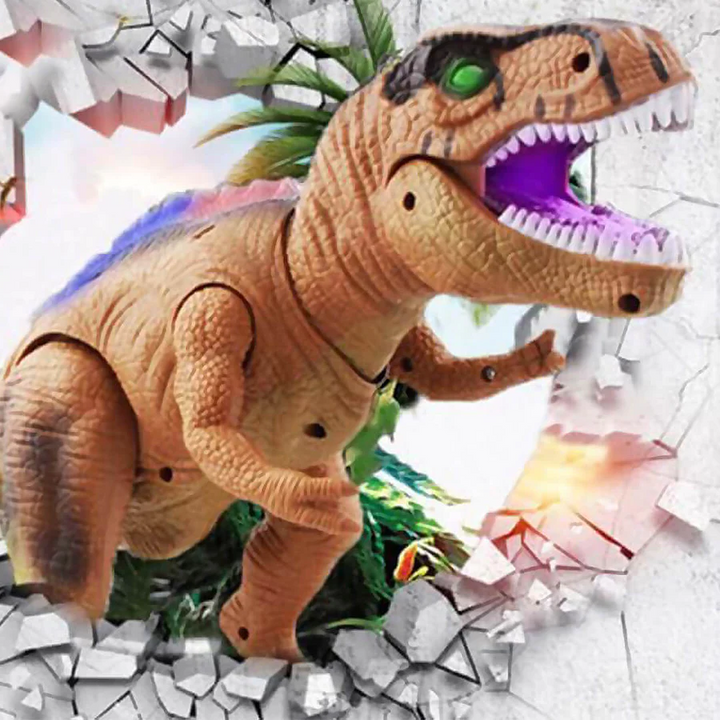 Interaktivt dinosaur legetøj til børn. Fjernstyret, brølende dinosaur med realistiske bevægelser.