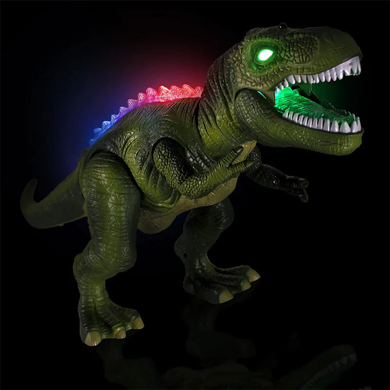 Sjovt fjernbetjent dinosaur legetøj med LED-lys og lyde. Ideel gave til børn, der elsker dinosaurer.