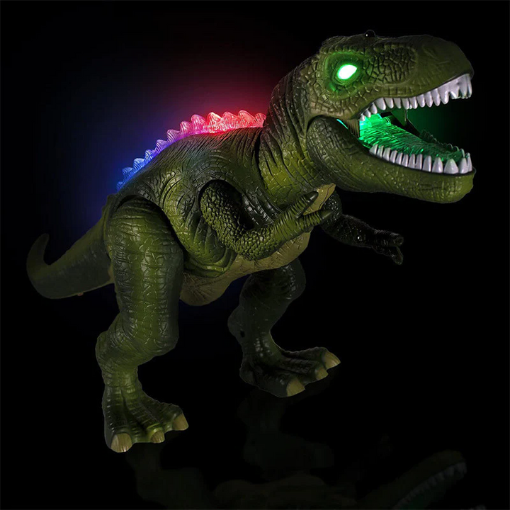 Sjovt fjernbetjent dinosaur legetøj med LED-lys og lyde. Ideel gave til børn, der elsker dinosaurer.