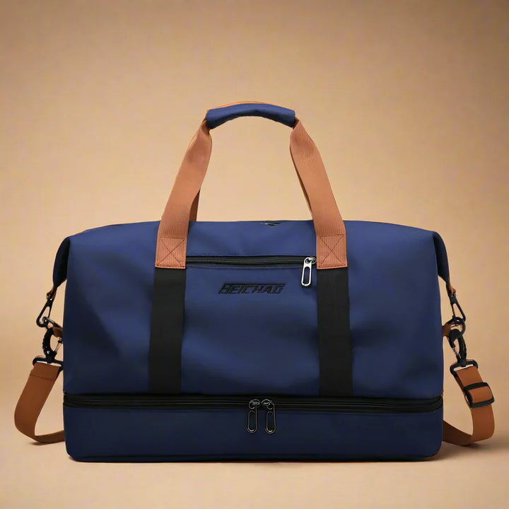 FlexFit Pro Duffel - Kompakt og elegant rejsetaske med mange rum, ideel til fitnesscenter og eventyrrejser.