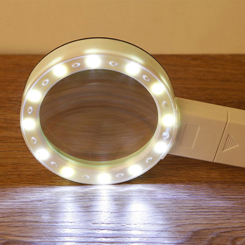 Robust FocusLite forstørrelsesglas med 30x forstørrelse, 12,7 cm glaslinse til ethvert behov.