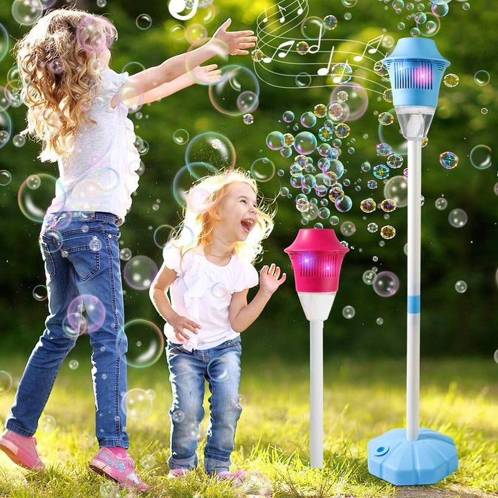 Den magiske FountainFizz boblemaskine producerer en strøm af automatiske bobler til fest og leg.