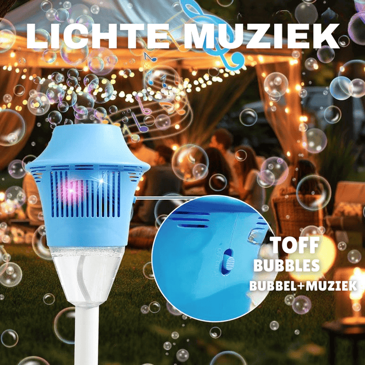 Kompakt FountainFizz boblemaskine med letanvendelig funktion, der skaber bobler til enhver festlig lejlighed.