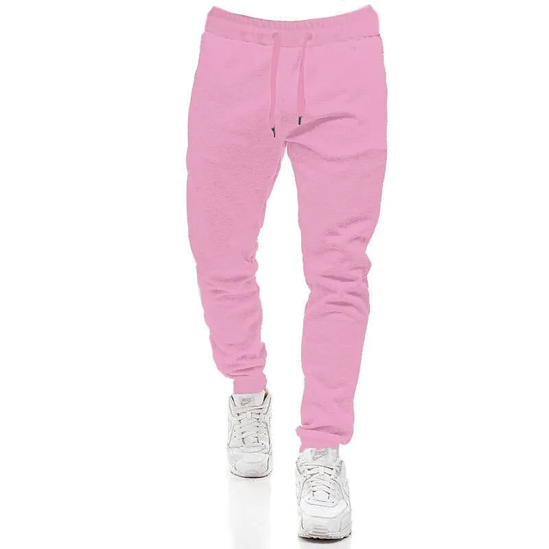 Komfortable joggingbukser med snøre, til mænd, perfekte til afslapning, træning eller som praktiske hverdagsbukser.