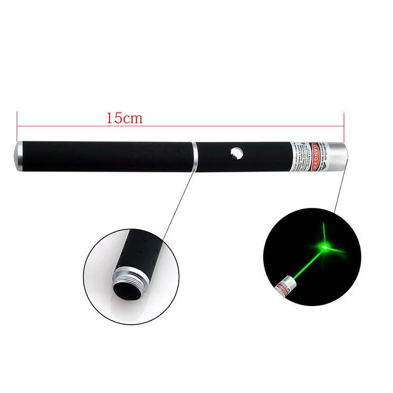 Alsidig laserlys-pen med mulighed for grøn, rød og blåviolet laser – ideel til alle behov.