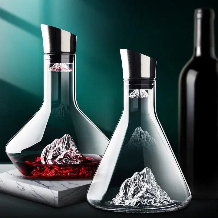 Elegant vindekanter i håndlavet krystalglas. Forbedrer smag og aroma. Ideel til vinudstyr.