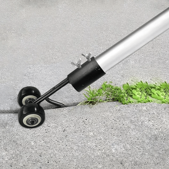 Hånddrevet haveredskab med dobbeltkrog og langt skaft for nem, ryggen skånende ukrudtsfjernelse.