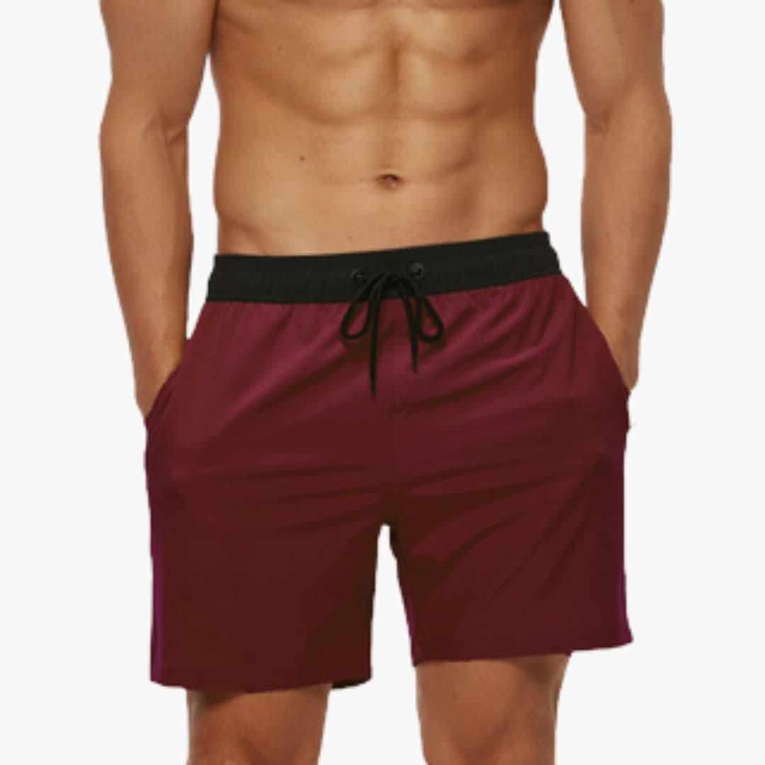 Alsidige herre badebukser/shorts; perfekt til strandture, pool og sommerdage. Med snøretræk.