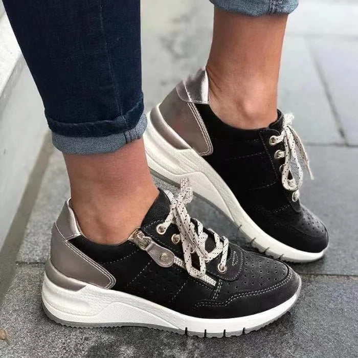 Herre ortopædiske sneakers med avanceret svangstøtte for smertefri gang og optimal komfort.