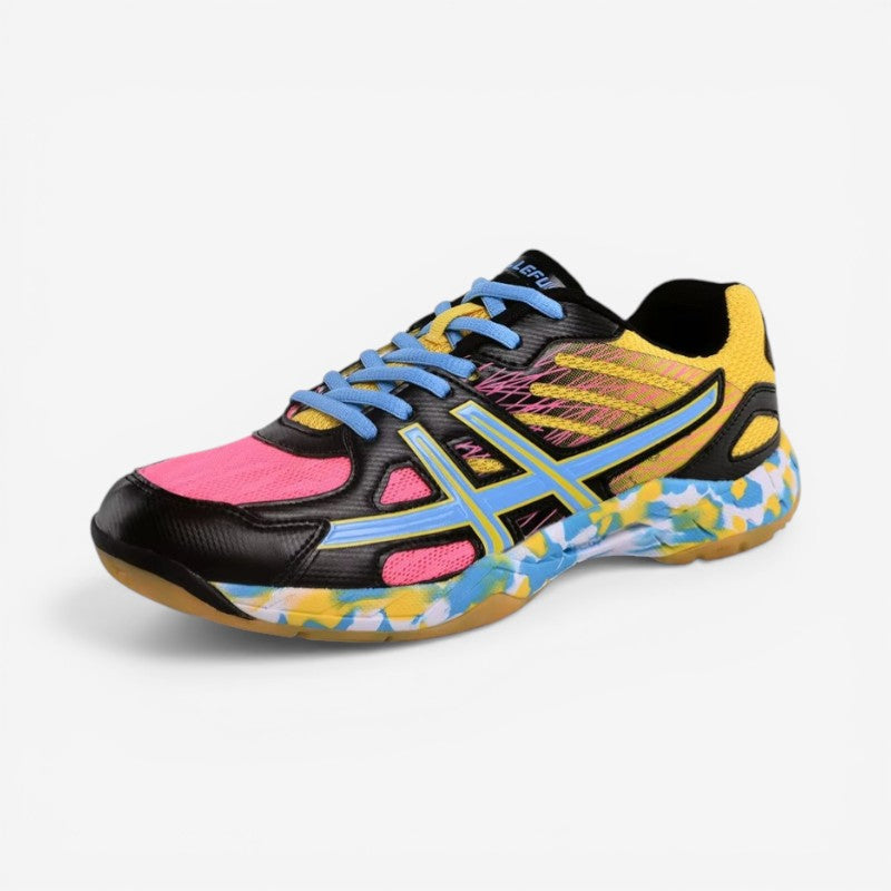 Komfortable herre sneakers med stilfuldt print og skridsikker sål, perfekt til hverdagsbrug. Trendy fodtøj.