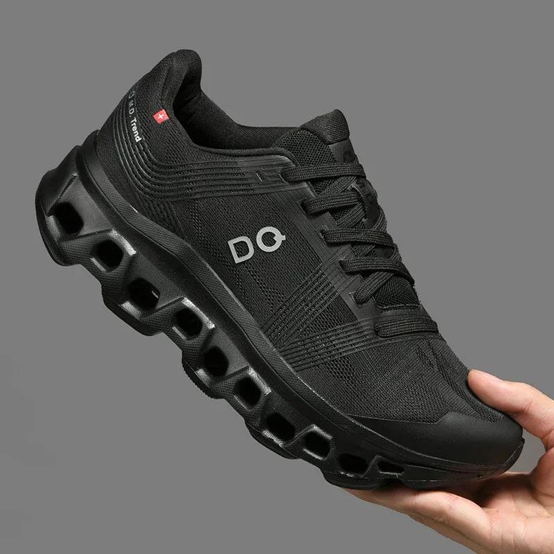 Herre sneakers, åndbare, lette, grå, elegant design, fritid og sport, maksimal komfort, klassisk snøring.