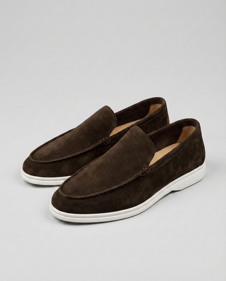 Bløde herre loafers med slip-on funktion, giver komfortabel pasform hele dagen.