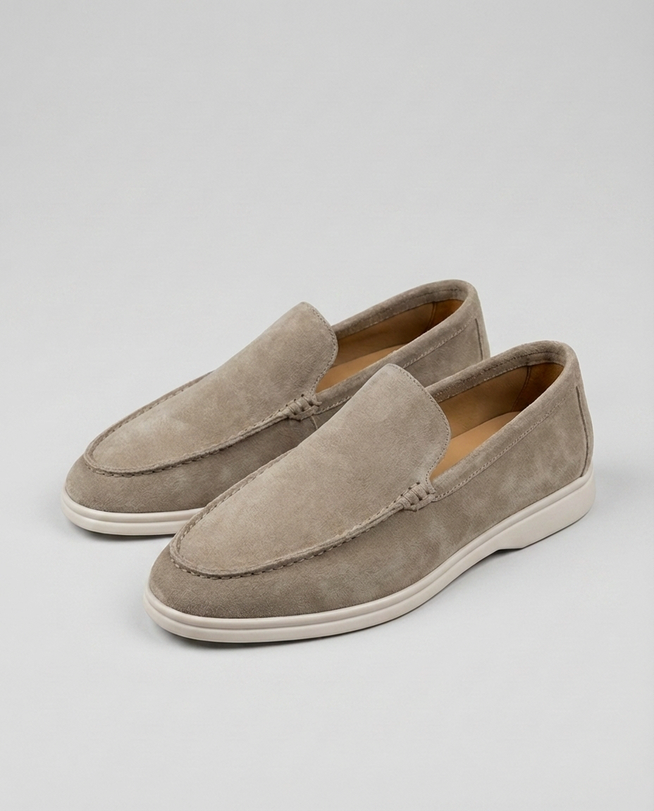 Stilrene herre loafers, perfekte til business casual og fritid. Nemme slip-on sko.