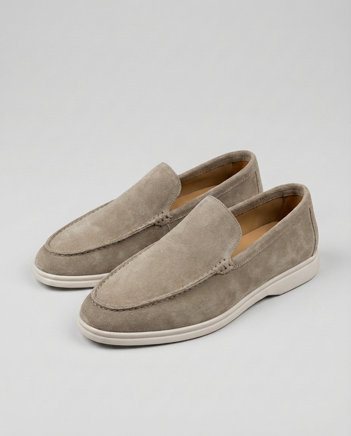 Stilrene herre loafers, perfekte til business casual og fritid. Nemme slip-on sko.