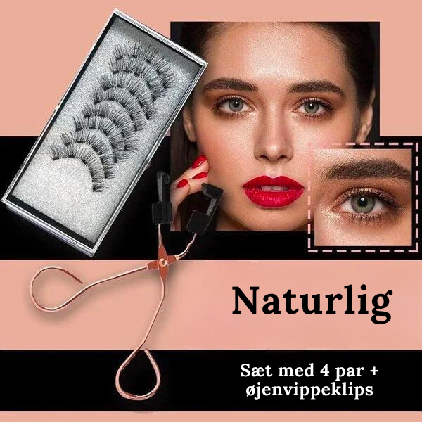 Kvinder ifører sig HiveGlow magnetiske øjenvipper med vippeklemme for hurtig, forførende øjenmakeup.