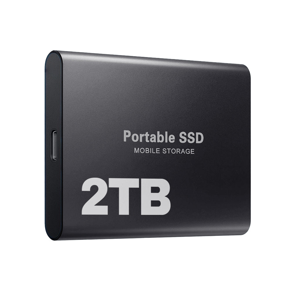 Sikker 2TB ekstern disk til backup og bærbar lagring af store mængder data.